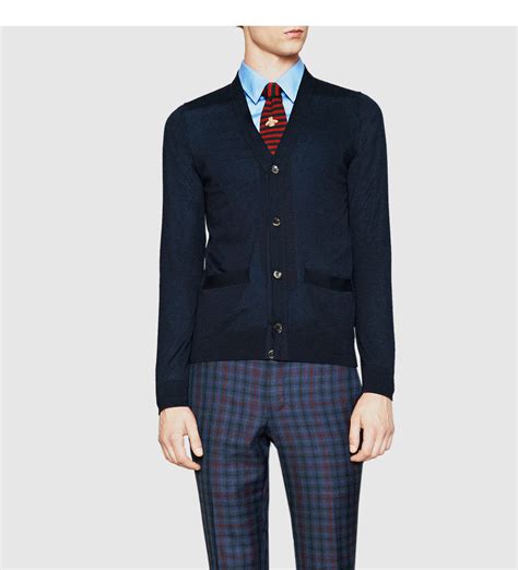 gucci cashmere sweaters for men|gucci cardigan sweaters for men.